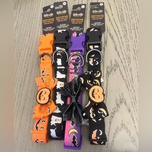 Thrills and Chills size L dog collars Halloween NWT